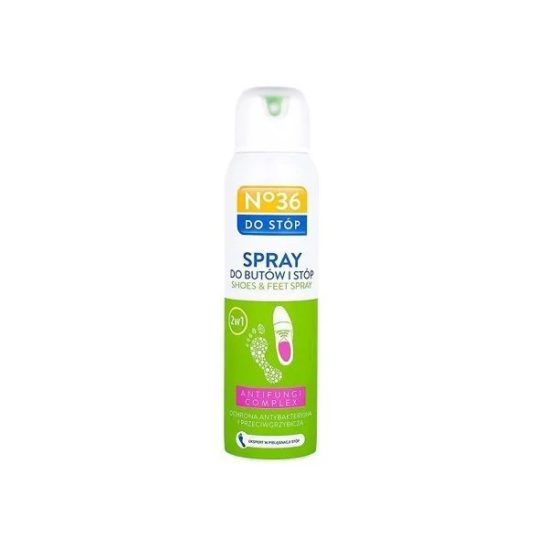 No36, spray do stóp i butów, antybakteryjny i przeciwgrzybiczy, 150ml