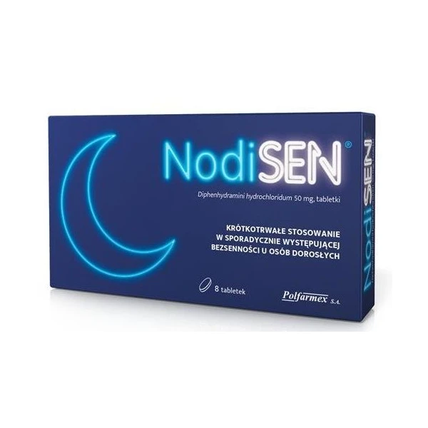 Nodisen 50mg, 8 tabletek