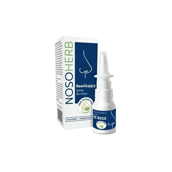 Nosoherb, nawilżający spray do nosa, dla dorosłych i dzieci po 6 roku życia, 15ml