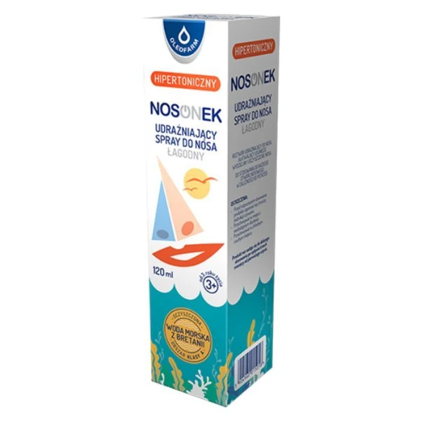 Nosonek, hipertoniczny udrażniający spray do nosa, po 3 roku życia, 120ml