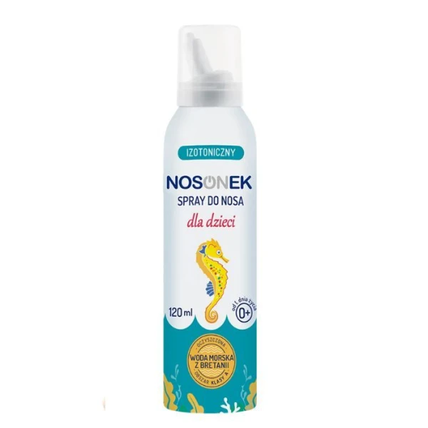 Nosonek, izotoniczny spray do nosa dla dzieci od 1 dnia życia, 120ml