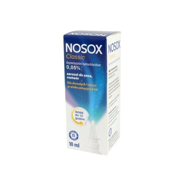 Nosox Classic 0,05%, aerozol do nosa, 10ml