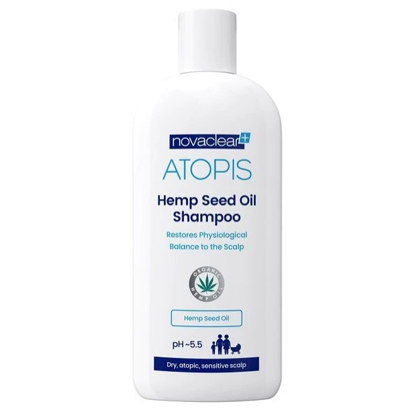 Novaclear Atopis, szampon z organicznym olejem konopnym, 250ml