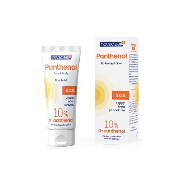 Novaclear Panthenol S.O.S, krem kojący po opalaniu do twarzy i ciała, 50ml