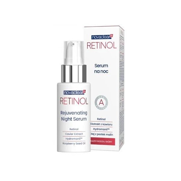 Novaclear Retinol, serum na noc, skóra dojrzała, 30ml