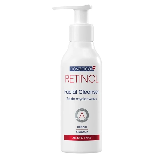 Novaclear Retinol, żel do mycia twarzy, skóra dojrzała, 150ml