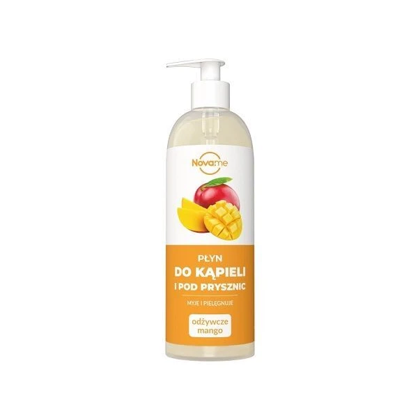 Novame, płyn do kąpieli i pod prysznic, odżywcze mango, 500ml