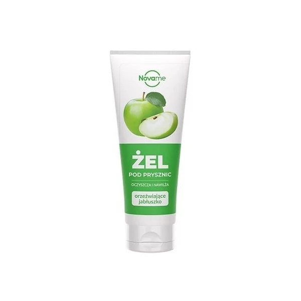 Novame, żel pod prysznic, orzeźwiające jabłuszko, 250ml