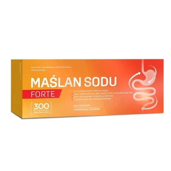 Novativ, Maślan Sodu Forte, 60 kapsułek