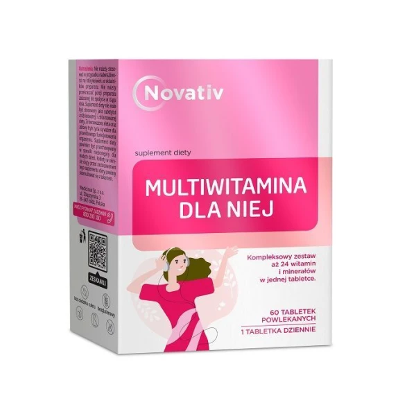 Novativ, Multiwitamina Dla Niej, 60 tabletek
