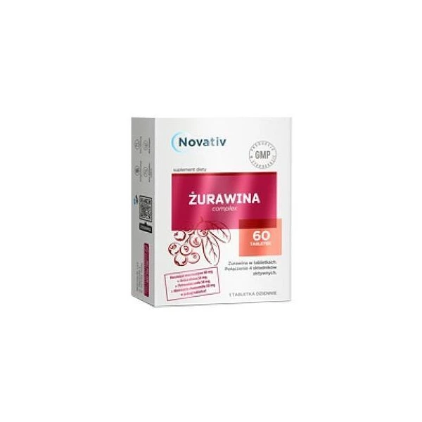 Novativ, Żurawina complex, 60 tabletek