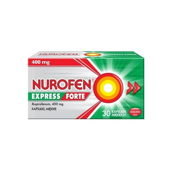 Nurofen Express Forte 400mg, 30 kapsułek