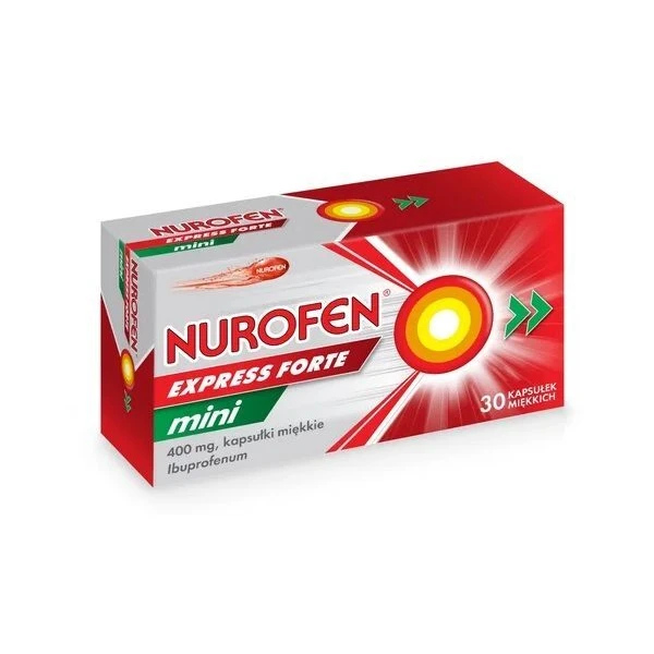 Nurofen Express Forte Mini 400mg, 30 kapsułek
