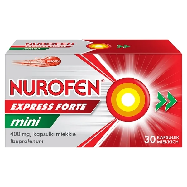 Nurofen Express Forte Mini 400mg, 30 kapsułek