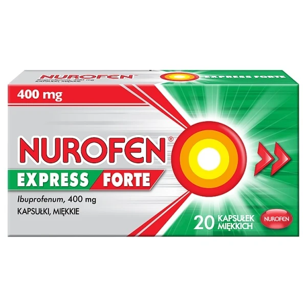 Nurofen Express Forte 400mg, 20 kapsułek