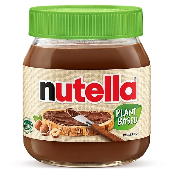 Nutella Plant Based, wegański krem z orzechami laskowymi i kakao, 350g