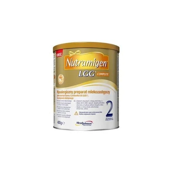 Nutramigen 2 LGG Complete, hipoalergiczny preparat mlekozastępczy, po 6 miesiącu, 400g