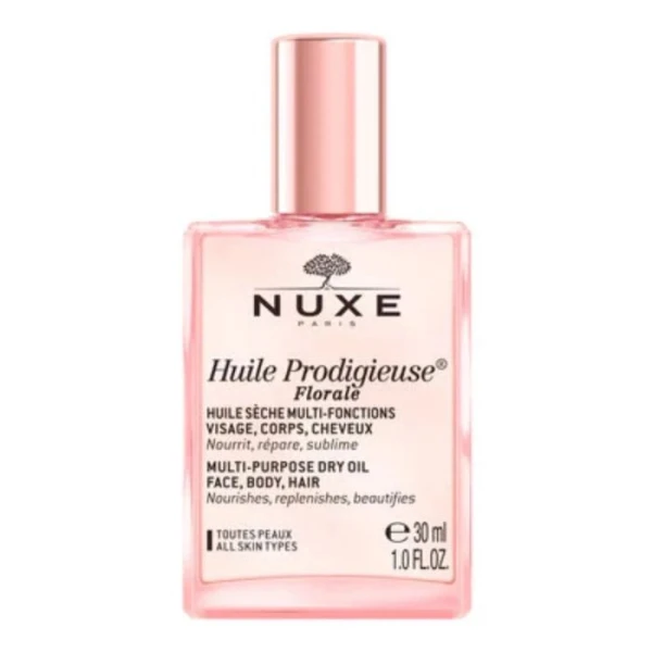 Nuxe Huile Prodigieuse Florale, suchy olejek pielęgnacyjny do ciała, twarzy i włosów, 30ml