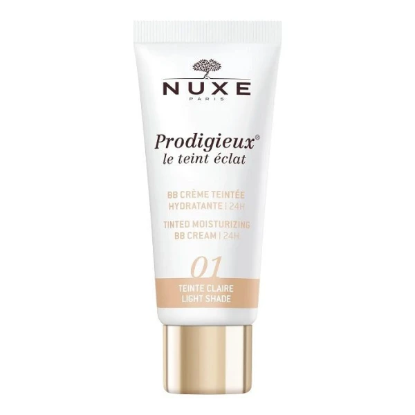 Nuxe Prodigieux BB Cream, nawilżający krem tonujący BB, odcień 01 light, 30ml