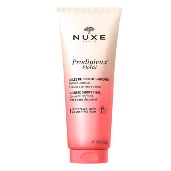 Nuxe Prodigieux Floral, delikatny żel pod prysznic o kwiatowym zapachu, 200ml