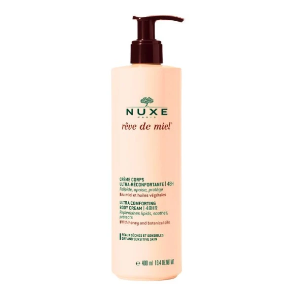 Nuxe Reve de Miel, ultrakomfortowy krem do ciała 48h, 400ml