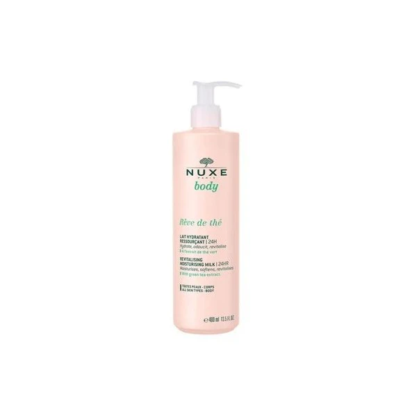 Nuxe Reve de The, rewitalizujące mleczko nawilżające do ciała, 400ml