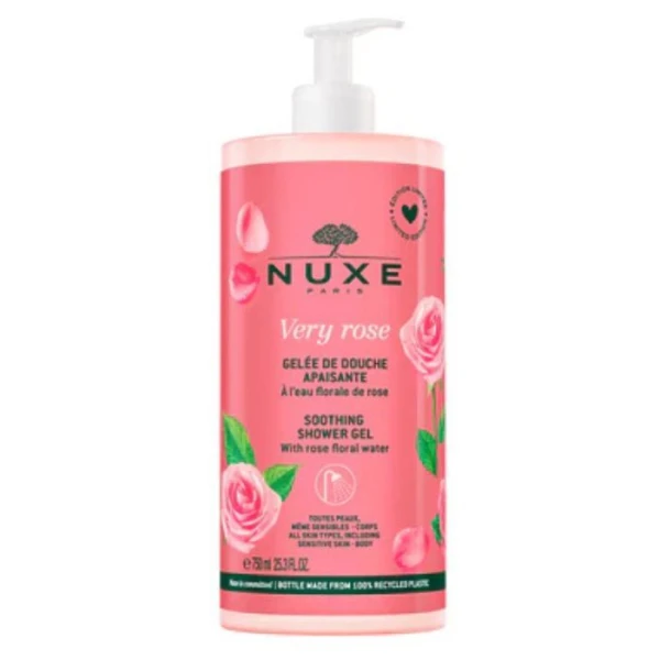 [Uszkodzone opakowanie] Nuxe Very Rose, kojący żel pod prysznic, 750ml