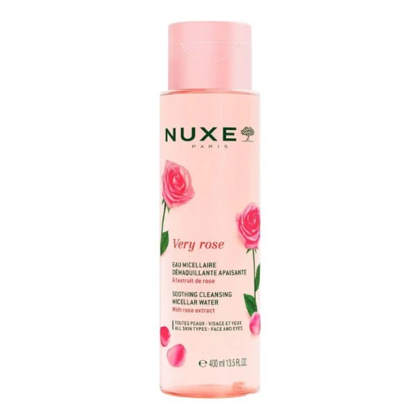 Nuxe Very Rose, łagodząca woda micelarna 3w1, 400ml