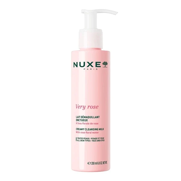 Nuxe Very Rose, kremowe mleczko do demakijażu, 200ml