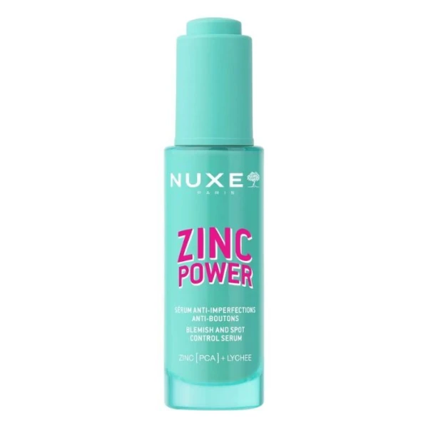 Nuxe Zinc Power, serum przeciw niedoskonałościom i wypryskom, 30ml