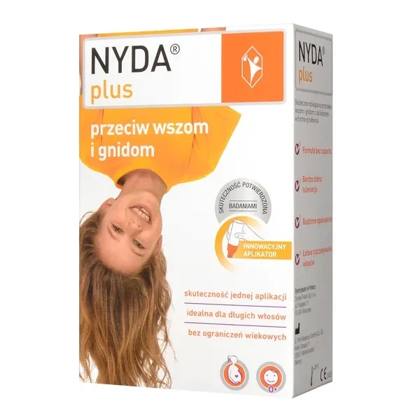 Nyda Plus, aplikator z grzebieniem przeciw wszom i gnidom, 100ml