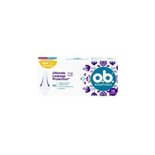 OB, ExtraProtect, Normal, tampony higieniczne, 16 sztuk
