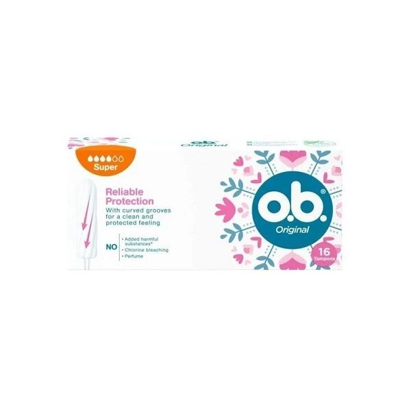 OB, Original, Super, tampony higieniczne, 16 sztuk