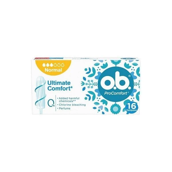 OB, ProComfort, Normal, tampony higieniczne, 16 sztuk