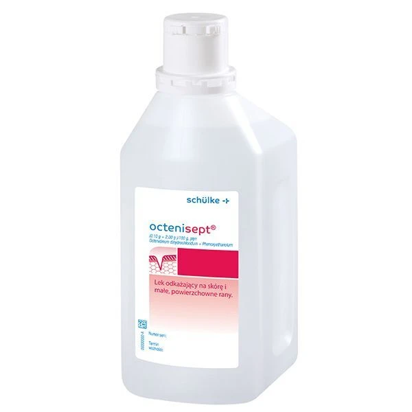 Octenisept (0,1g+2g)/100g, płyn do stosowania na rany, błonę śluzową i skórę, 1000ml