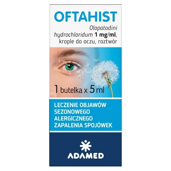 Oftahist 1mg/ml, krople do oczu, 5ml