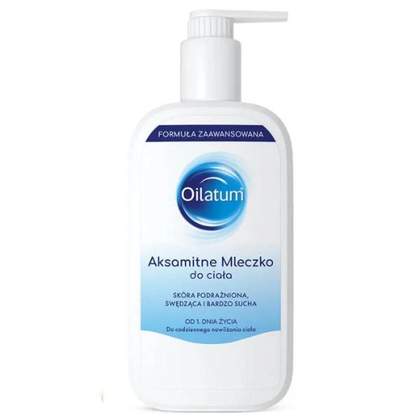 Oilatum Formuła Zaawansowana, aksamitne mleczko do ciała, od 1 dnia życia, 400ml