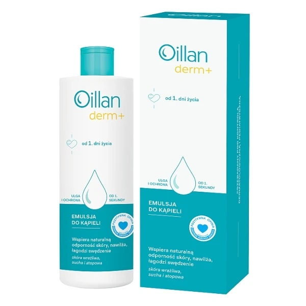 Oillan Derm+, emulsja do kąpieli, od urodzenia, 400ml