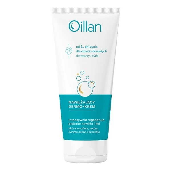 Oillan Avena Oil Active, nawilżający dermo-krem, dla dorosłych i dzieci od 1 dnia życia, 200ml