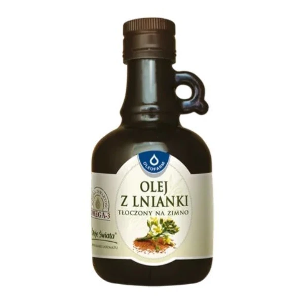Oleje Świata, olej z lnianki (rydzowy), 250ml