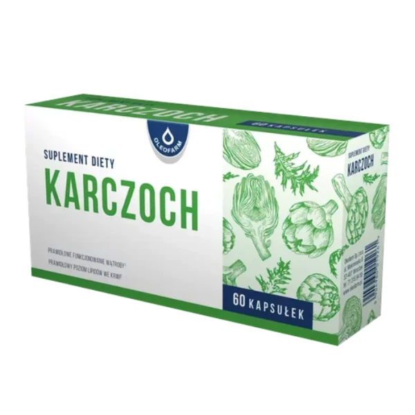 Karczoch, 60 kapsułek
