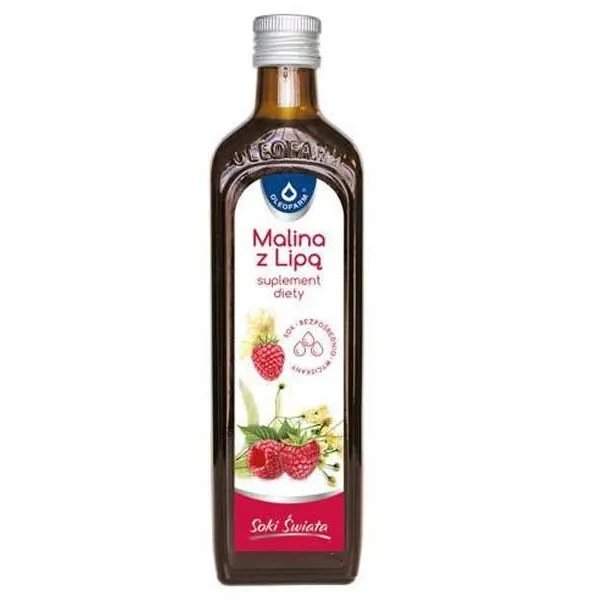 Soki Świata, Malina z Lipą, sok, 490ml