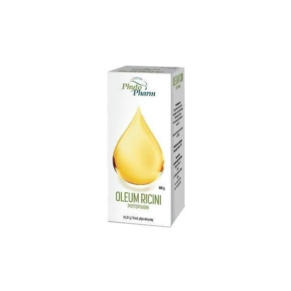 Oleum Ricini (olej rycynowy) 14,34g/15ml, płyn doustny, 105ml