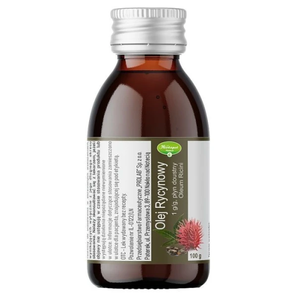 Oleum Ricini (olej rycynowy) 1g/g, płyn doustny, 100g