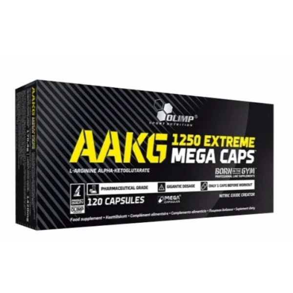 Olimp AAKG Extreme 1250 Mega Caps, 120 kapsułek