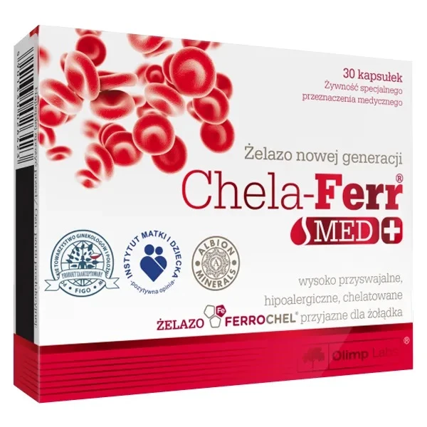 Olimp Labs, Chela-Ferr Med+, 30 kapsułek