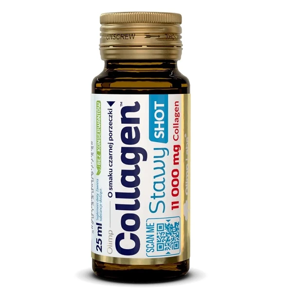 Olimp Labs, Collagen Stawy Shot, płyn doustny, smak czarnej porzeczki, 25ml