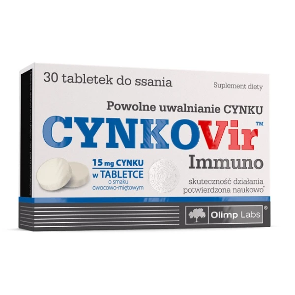 Olimp Labs, CynkoVir Immuno, 30 tabletek do ssania
