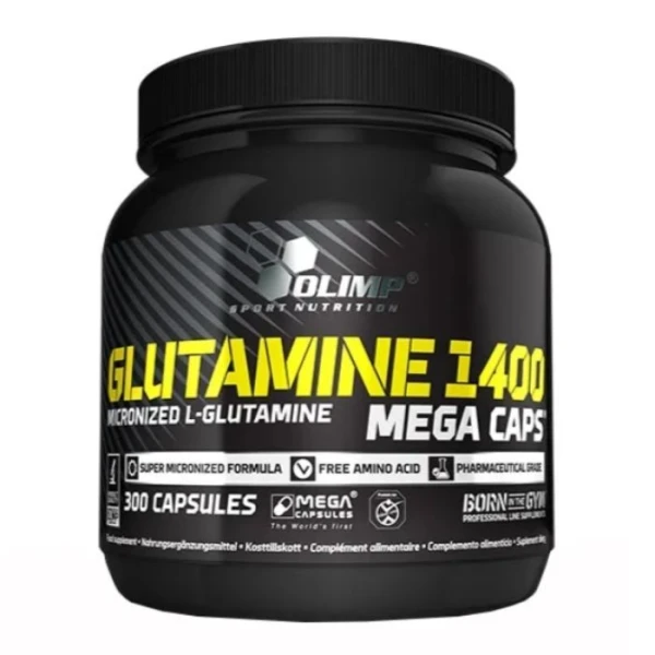 Olimp Glutamine 1400 Mega Caps, 300 kapsułek
