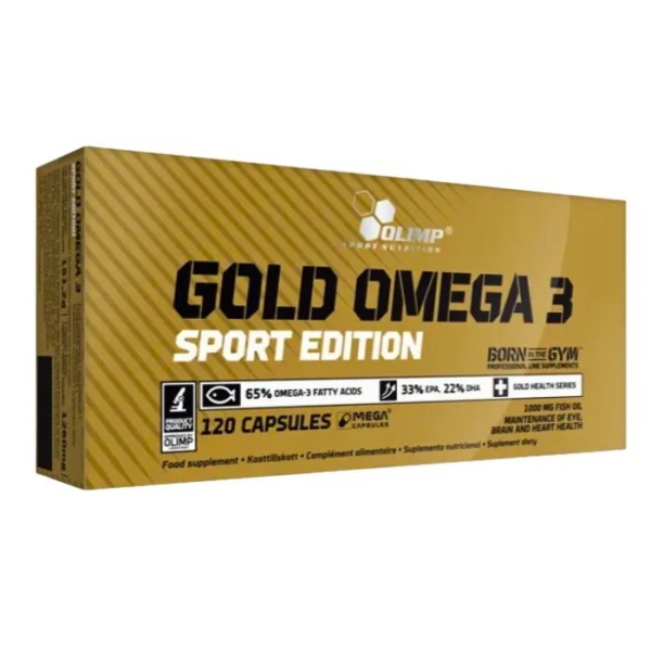 Olimp Gold Omega 3 Sport Edition, 120 kapsułek